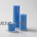 Richland Pillar Candles 3" x3", 3" x6" & 3" x9" Navy Blue Set of 3   